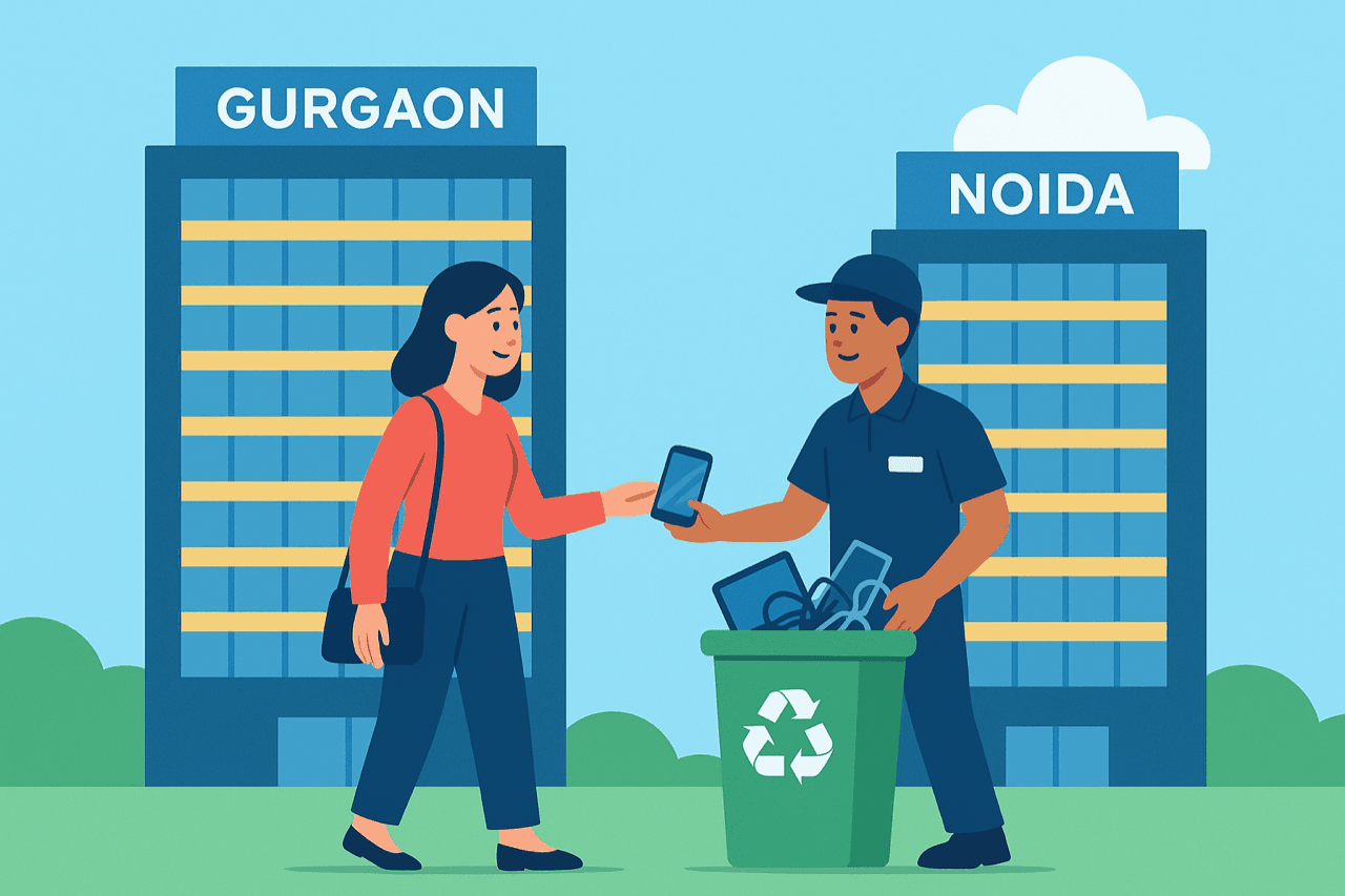 Free E-Waste Collection in Gurgaon & Noida for Corporates